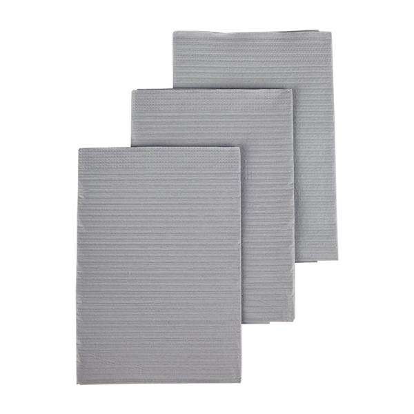 Towel Patient Dri-Gard 13 in x 19 in Grey 2 Ply Tissue / Poly 500/Ca